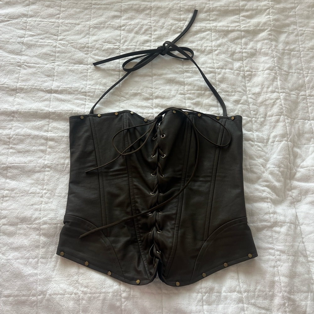 Brown Corset Top